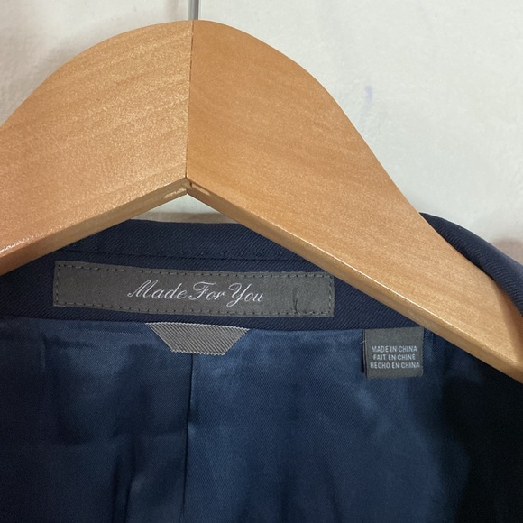 Indochino navy cashmere wool blazer size 48R - Picture 9 of 13